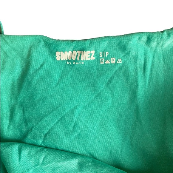 NWOT Aerie Smoothez Teal Green Tank Bodysuit One Piece - Picture 3 of 3